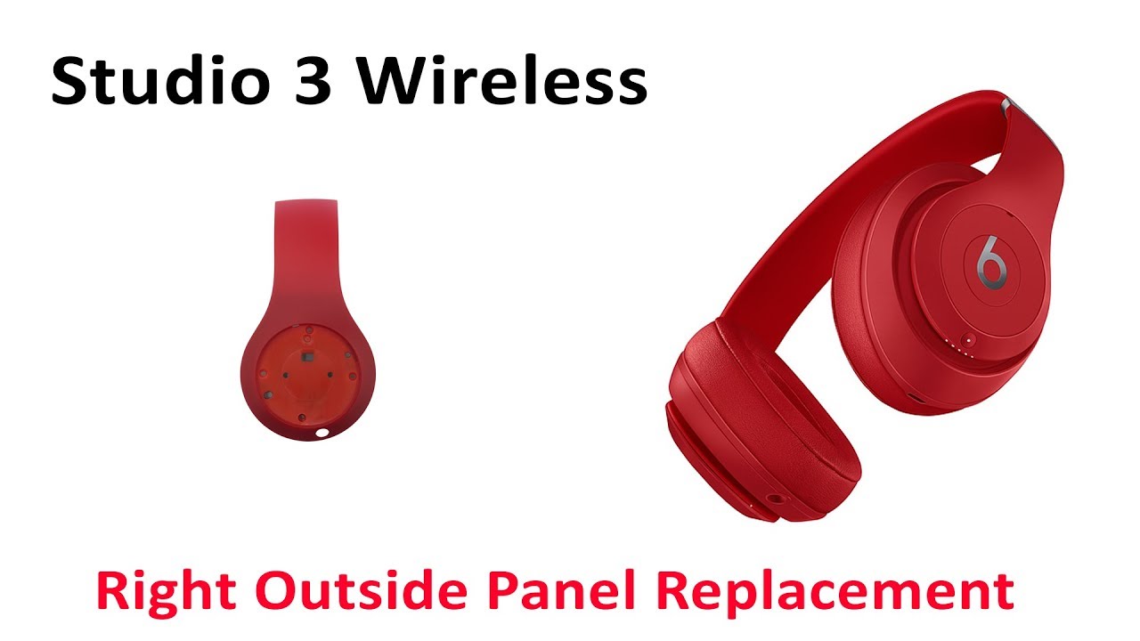Руководство по ремонту и замене сломанной правой внешней панели Studio 3 Wireless