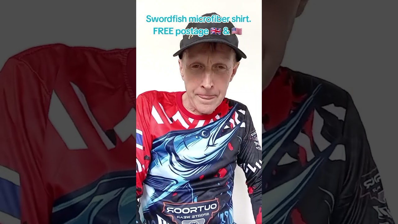 Swordfish fishing shirt. Tuna fish fishing shirt. FREE postage. #tunafishing