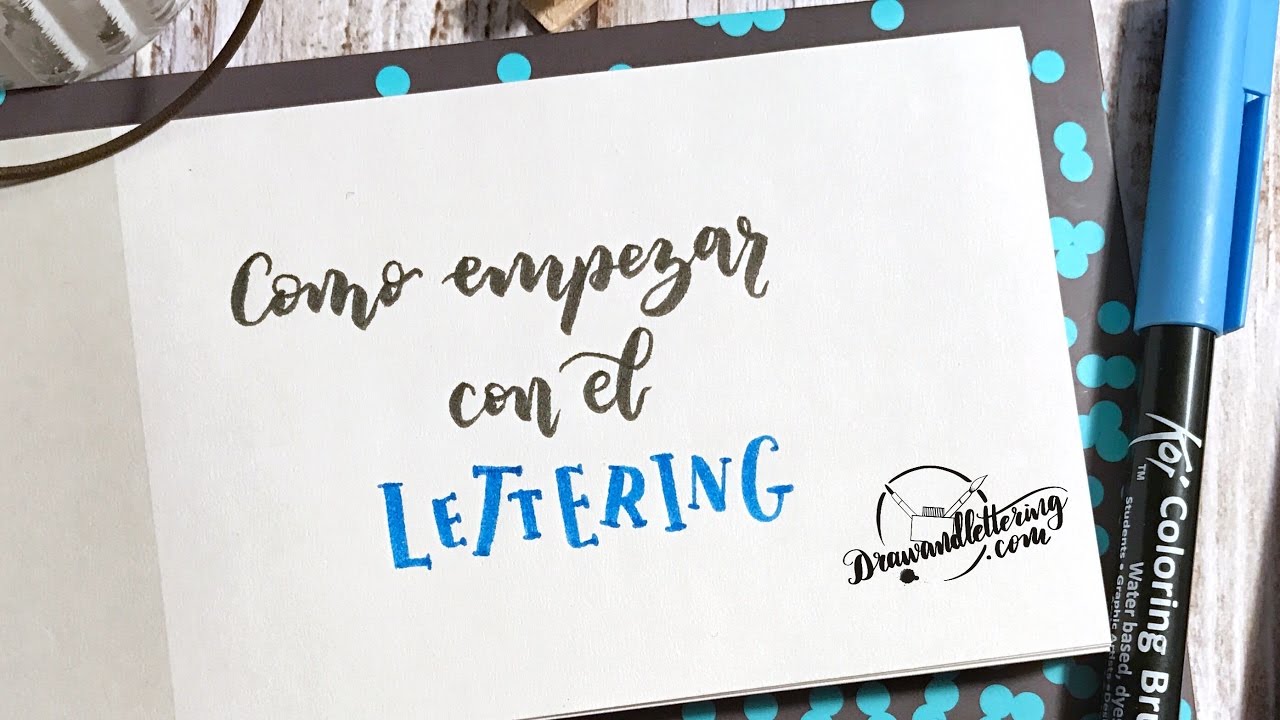 Cómo empezar con el lettering