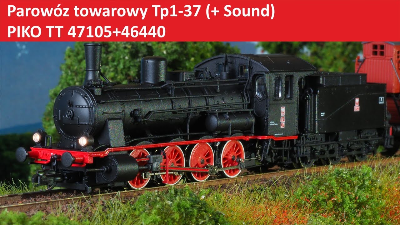 Model parowozu Tp1-37 (PIKO TT 47105) + Sound