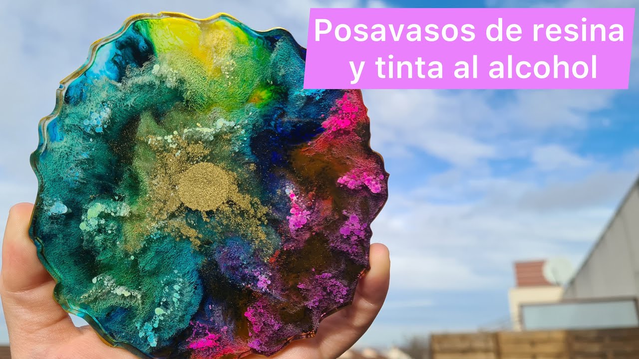 Resina y alcohol ink