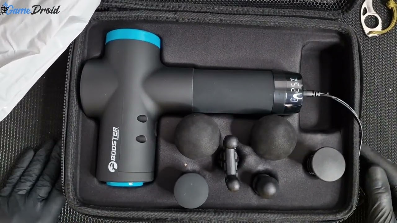 BOOSTER M2 Professional Muscle Massager Body Gun Fitness - unBoxing - Test - Aliexpress