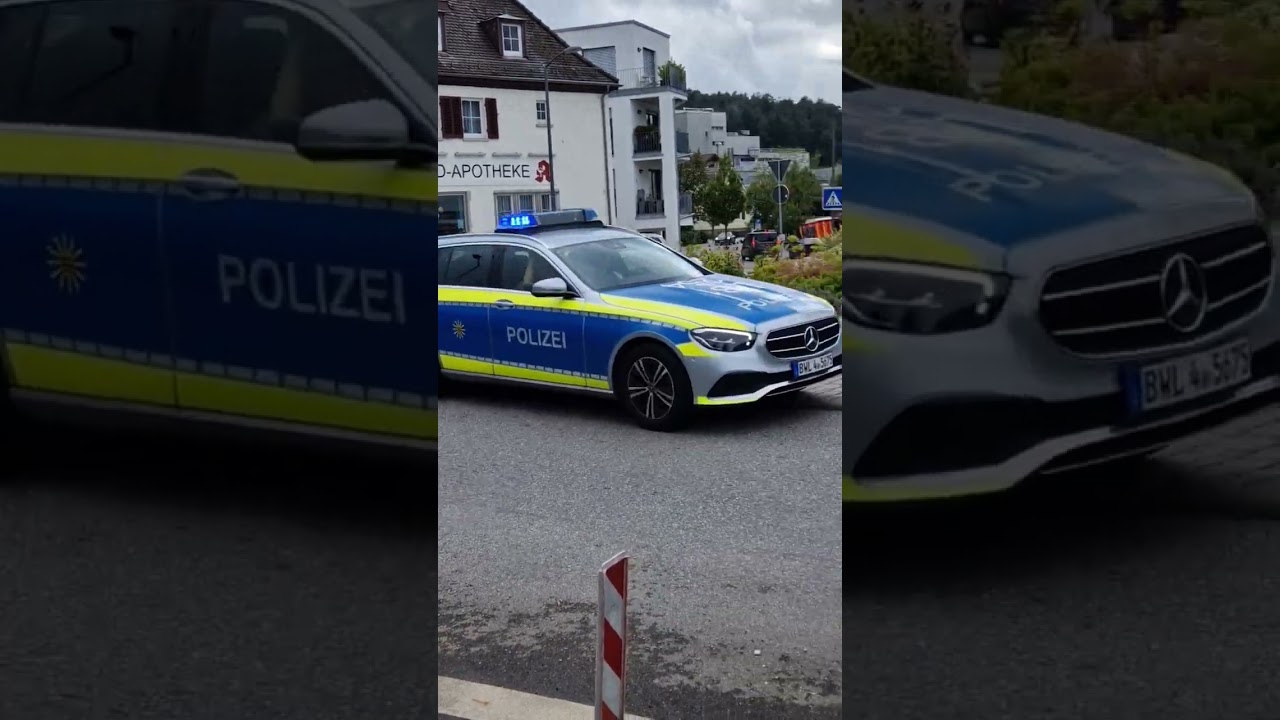 ALARM! Polizei rast vorbei * Alarmfahrt Polizei * Mercedes-Benz E-Klasse S213 Police #shorts