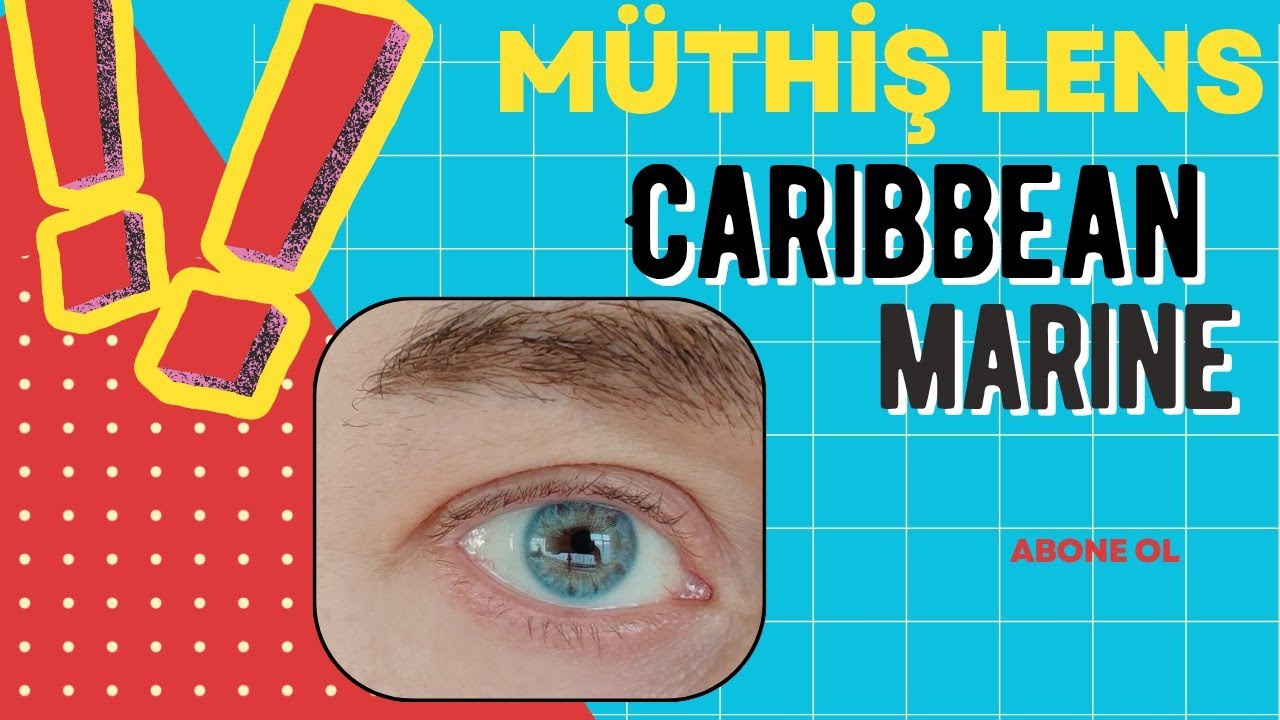 Hypnose Lens - Caribbean Marine MASMAVİ HARESİZ DOĞAL LENS #reklamdeğildir 