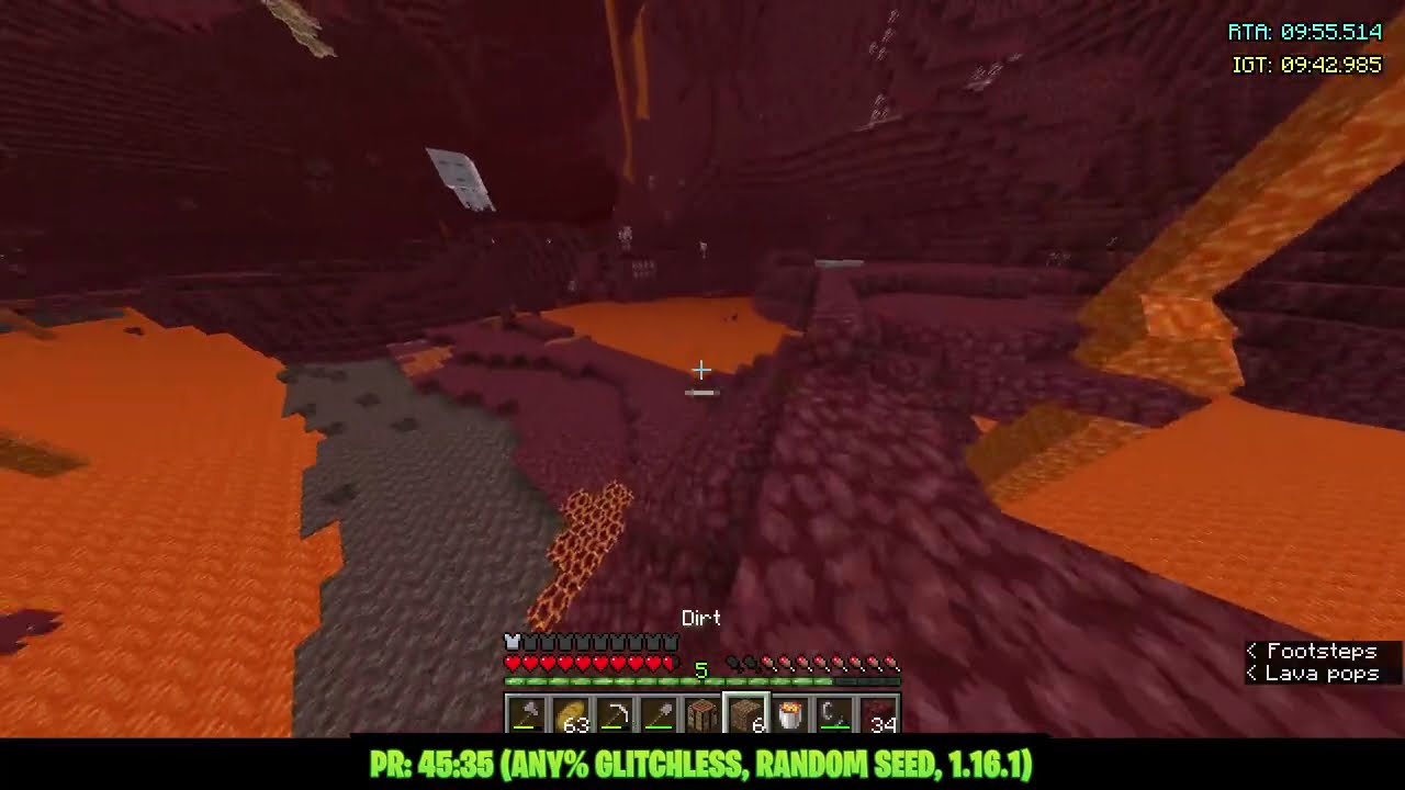VOYYY - MC speedrun 1.16.1 any% random seed glitchless |34m:04s|