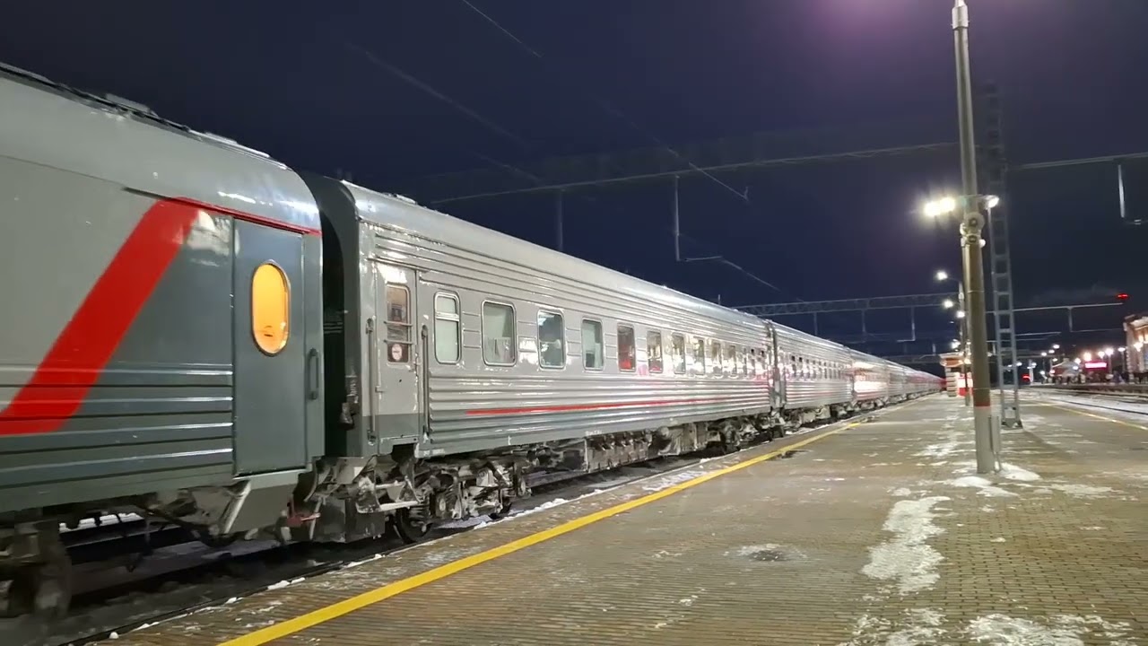 Тепловоз ТЭП70БС-280 (ТЧ-14) со скорым поездом 143М/144М Москва-Кисловодск