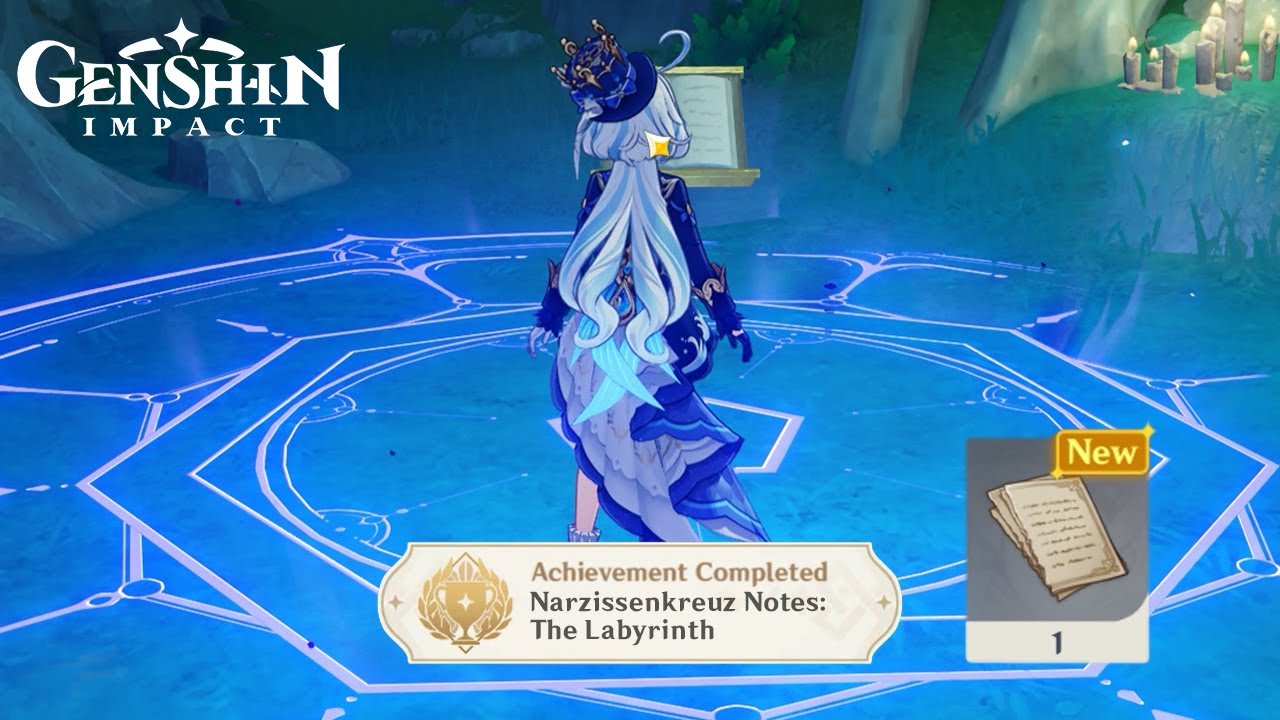 Narzissenkreuz Notes: The Labyrinth Enigmatic Page Hidden Achievement Genshin Impact