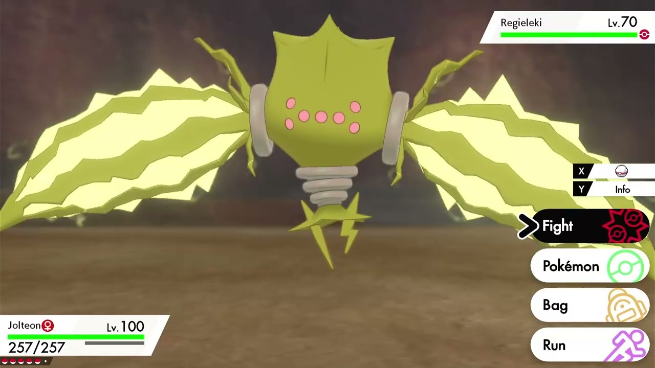 SHINY REGIELEKI after 1154 Random Encounters