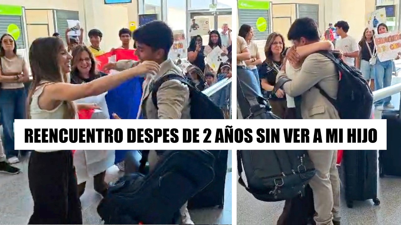 EL REENCUENTRO MAS EMOTIVO DESPUES DE 2 A&Ntilde;OS SIN VER A MI HIJO/ VOLVIO DE LA MISION