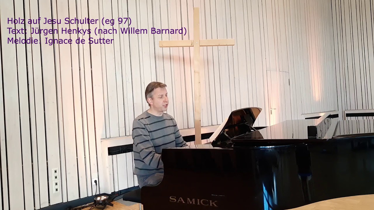 Holz auf Jesu Schulter