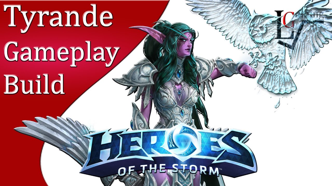 Heroes of the Storm - Tyrande Gameplay (Owl Damage Build)