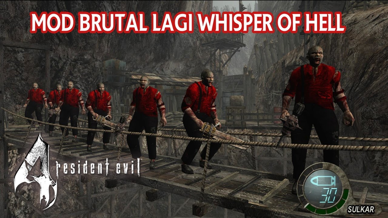 Resident Evil 4 HD Mod Whisper Of Hell Playthrough NG Pro #3