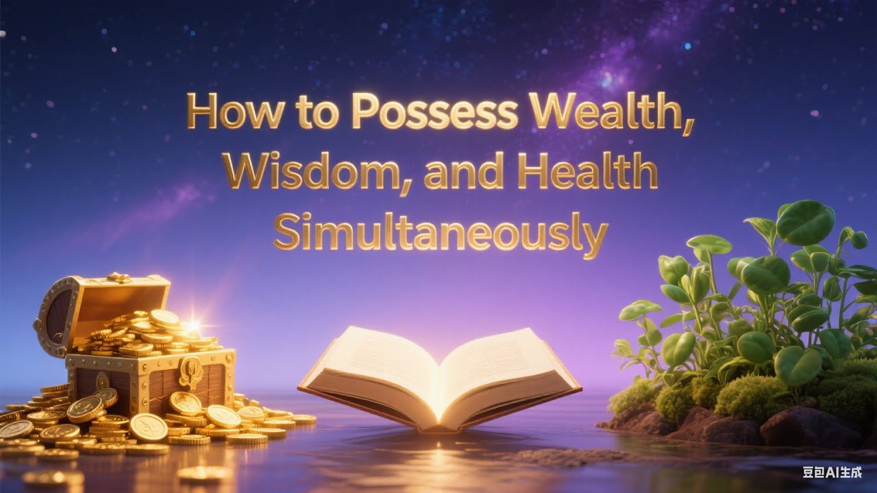 How to Possess Wealth, Wisdom, and Health Simultaneously：The Secret of Cultivating Three Causes to A