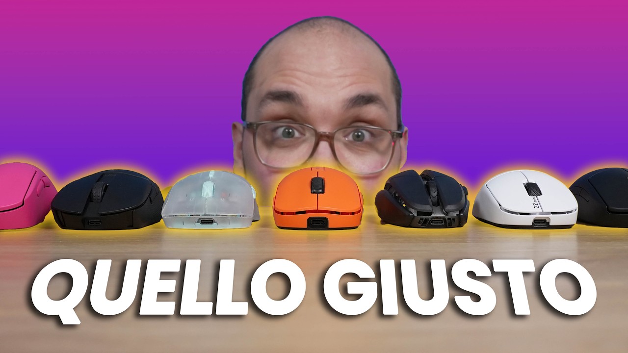 Come scegliere il MOUSE GAMING GIUSTO nel 2025