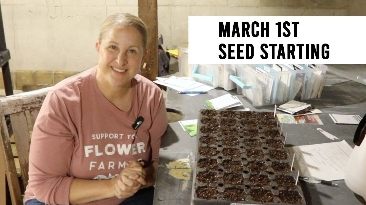 March 1st Seed Starting for Cut Flowers : Sunshine and Flora