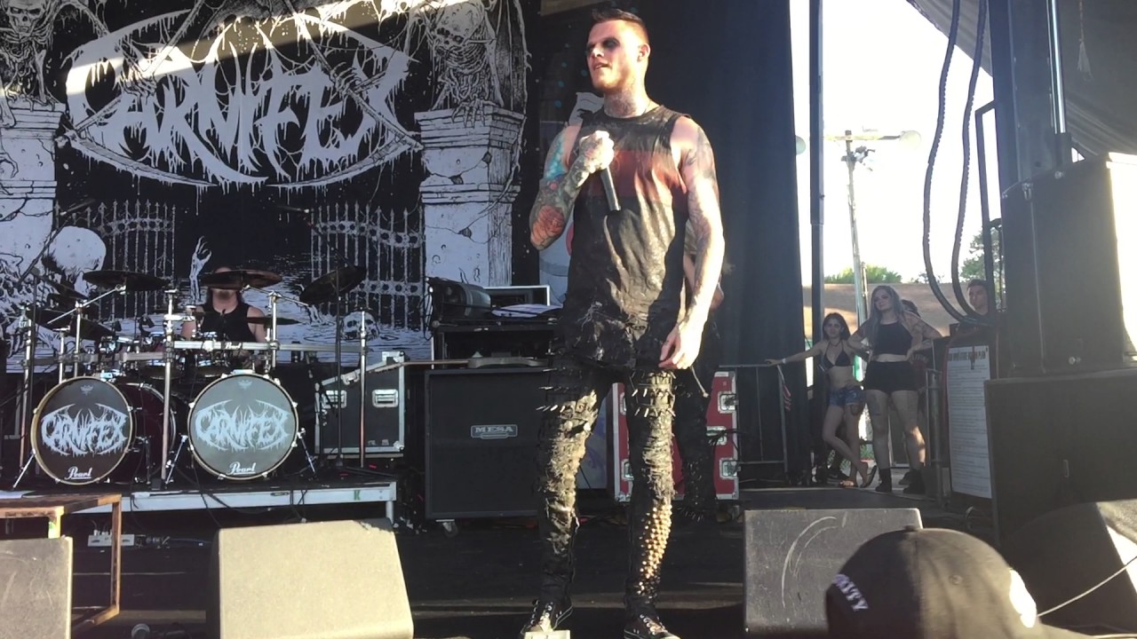 Carnifex Live @ Warped tour 2017 West palm beach, Florida 7-2-2017