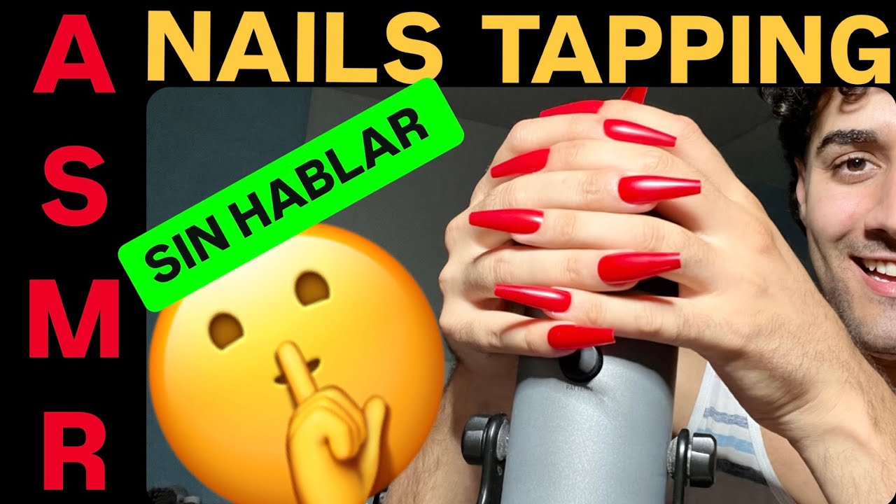 Nails tapping ASMR || SIN ANUNCIOS durante el vídeo || no talking || scratching