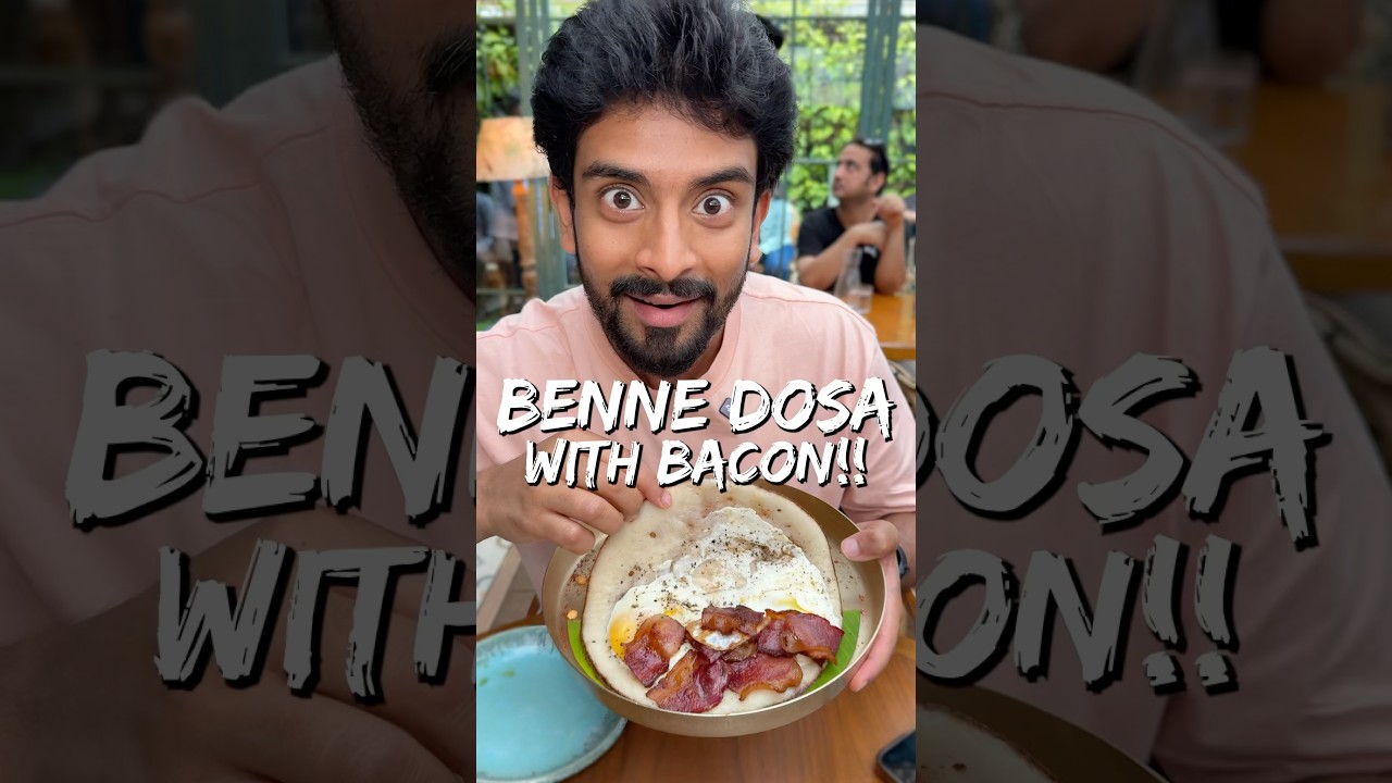 Found The MOST UNUSUAL DOSA in Mumbai! 🥓🍳