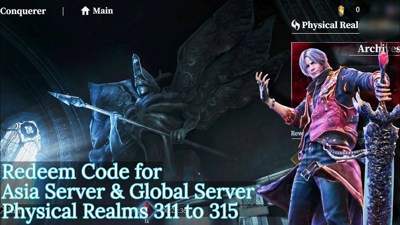 Redeem code Asia & Global | Physical 311 to 315 | Devil May Cry Peak of Combat DMC POC | The KiLLeR.
