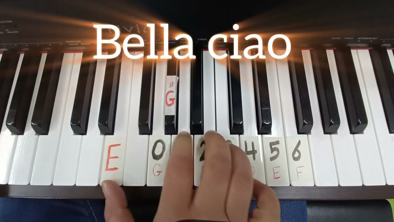 Learn to play BELLA CIAO easy for beginners 