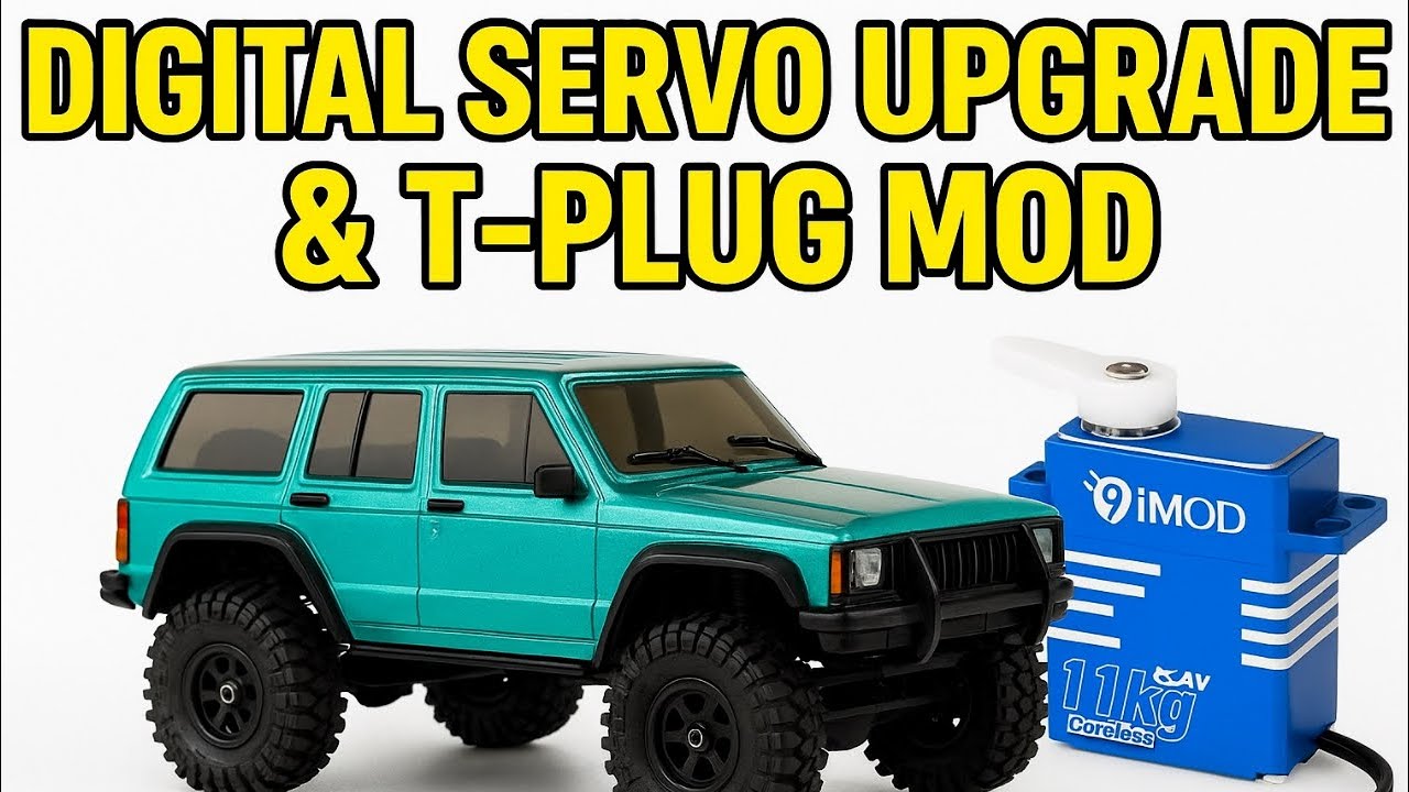 DIGITAL SERVO UPGRADE & T-PLUG MOD &ndash; JJRC C8809 Just Got a CRAZY Precision Boost! 🔧🔥