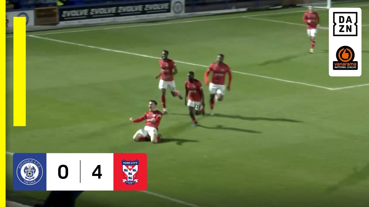 Rochdale 0-4 York City | National League HIGHLIGHTS