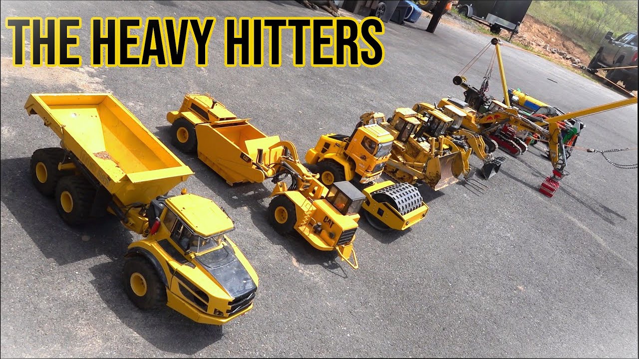 13 Different Construction Giants Made of Metal (10 Hydraulic) | RC ADVENTURES