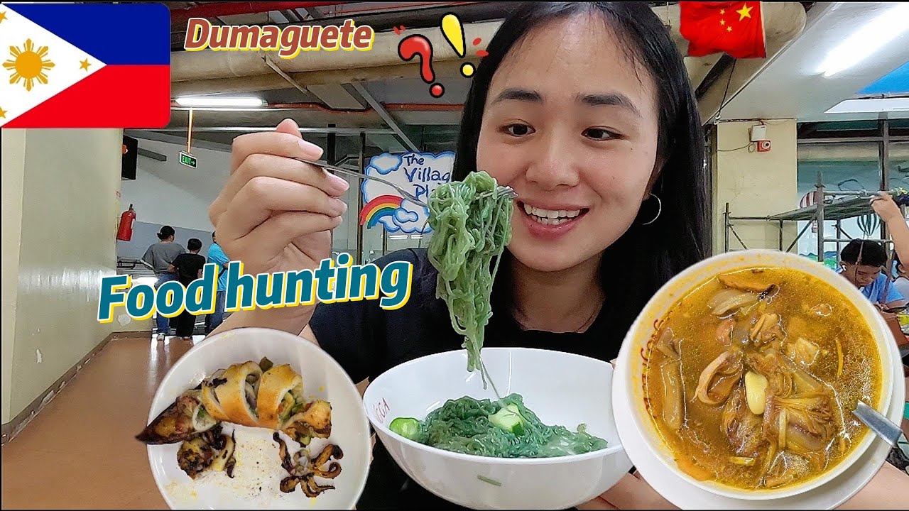 Chinese Girl’s Food Hunt🤤 | Discovering the Best Local Food in Dumaguete, Philippines 🇵🇭🇨🇳