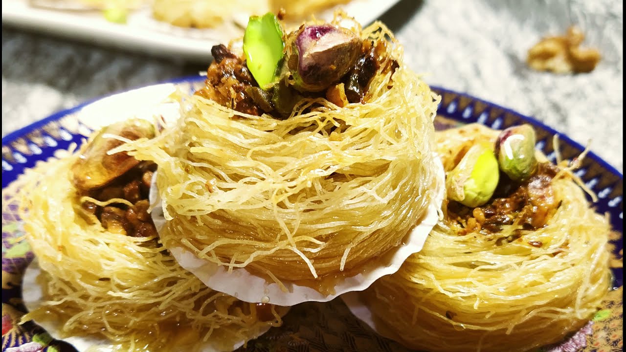 Nidos de Pistachos y Nueces | Postre Turco | Receta Fácil | Amasando Delicias