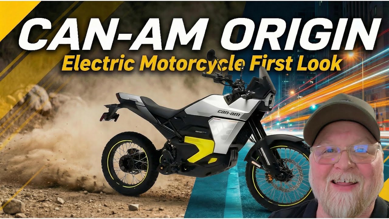 ОБЗОР НОВОГО МОТОЦИКЛА Can-Am Origin: ПЕРВЫЙ ВЗГЛЯД (Менее 2 минут!)