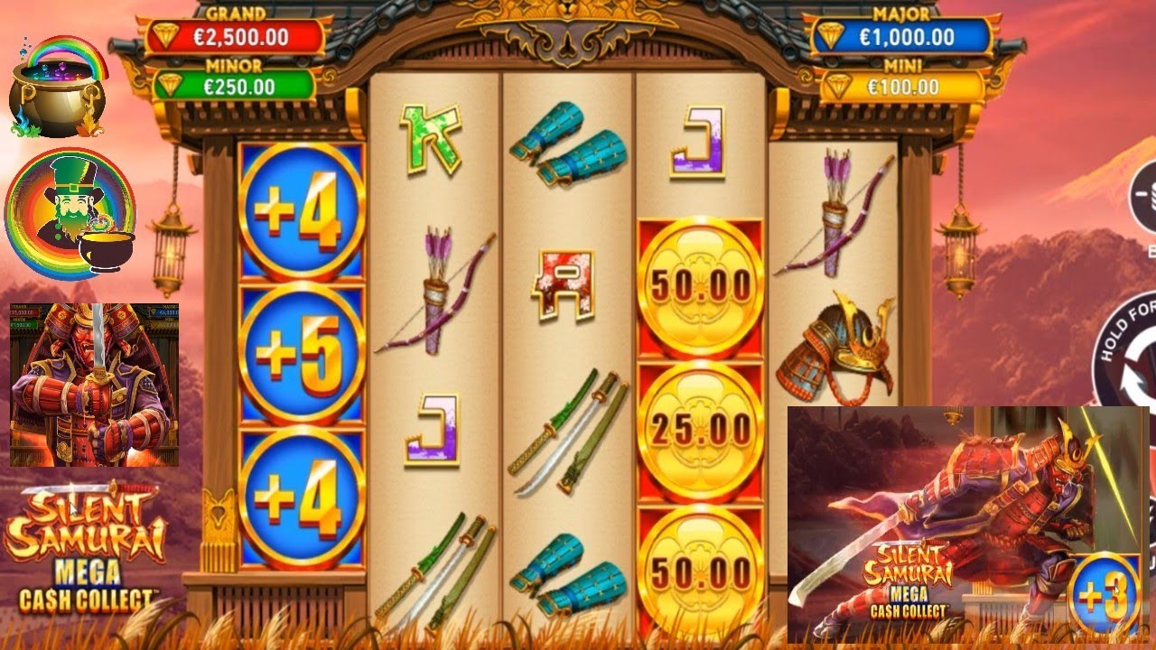 Machine à sous SILENT SAMURAI CASH COLLECT 🎰 Tenter sa chance avec les jeux bonus ( pas facile ! )
