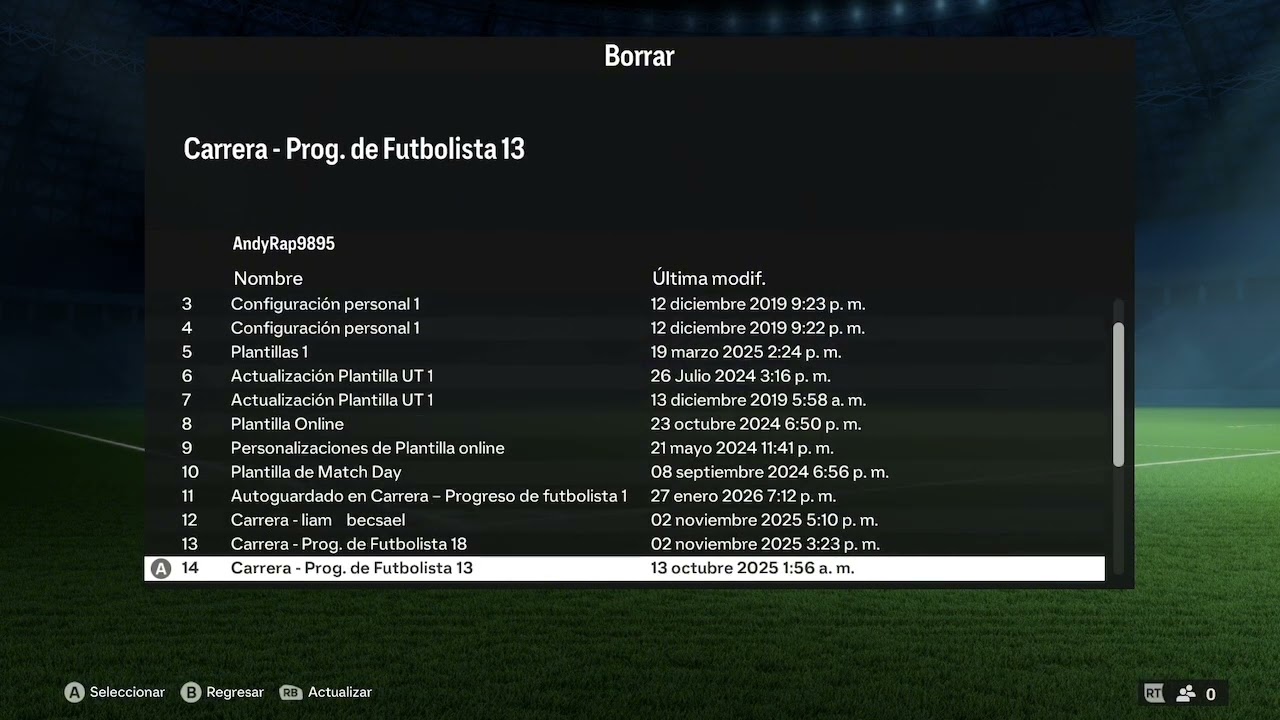 COMO BORRAR UN MODO CARRERA DEL FC 24 | EN 2026😟