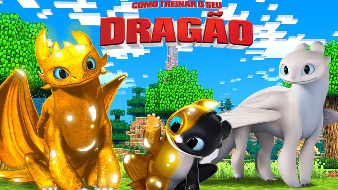 Who's Your Family? O FILHO da FÚRIA da LUZ e o FÚRIA do OURO ! COMO TREINAR SEU DRAGÃO 𝗡𝗢 Minecraft