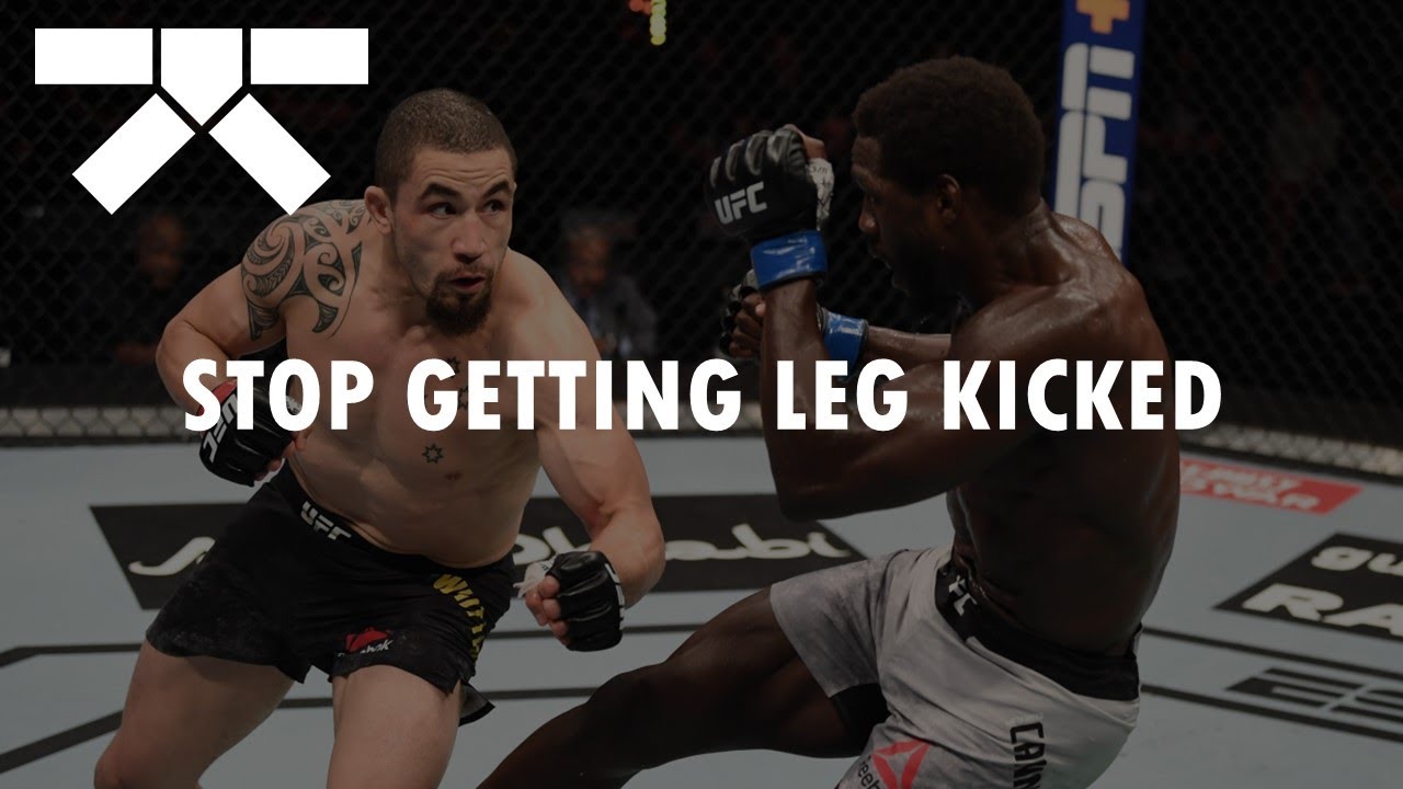 Leg kick counter for boxers