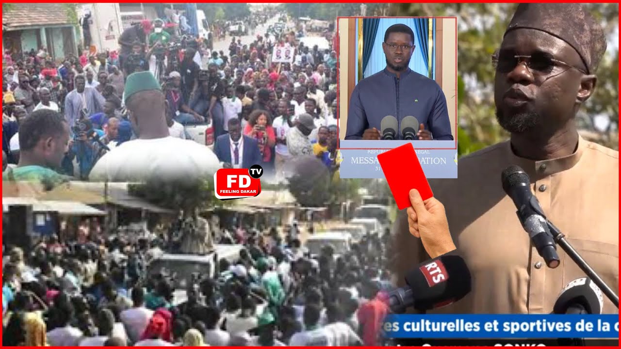 Arriv&eacute;e et accueil spectaculaire de Sonko &agrave; Passy ce 1er janvier et carton rouge &agrave; Diomaye&hellip;