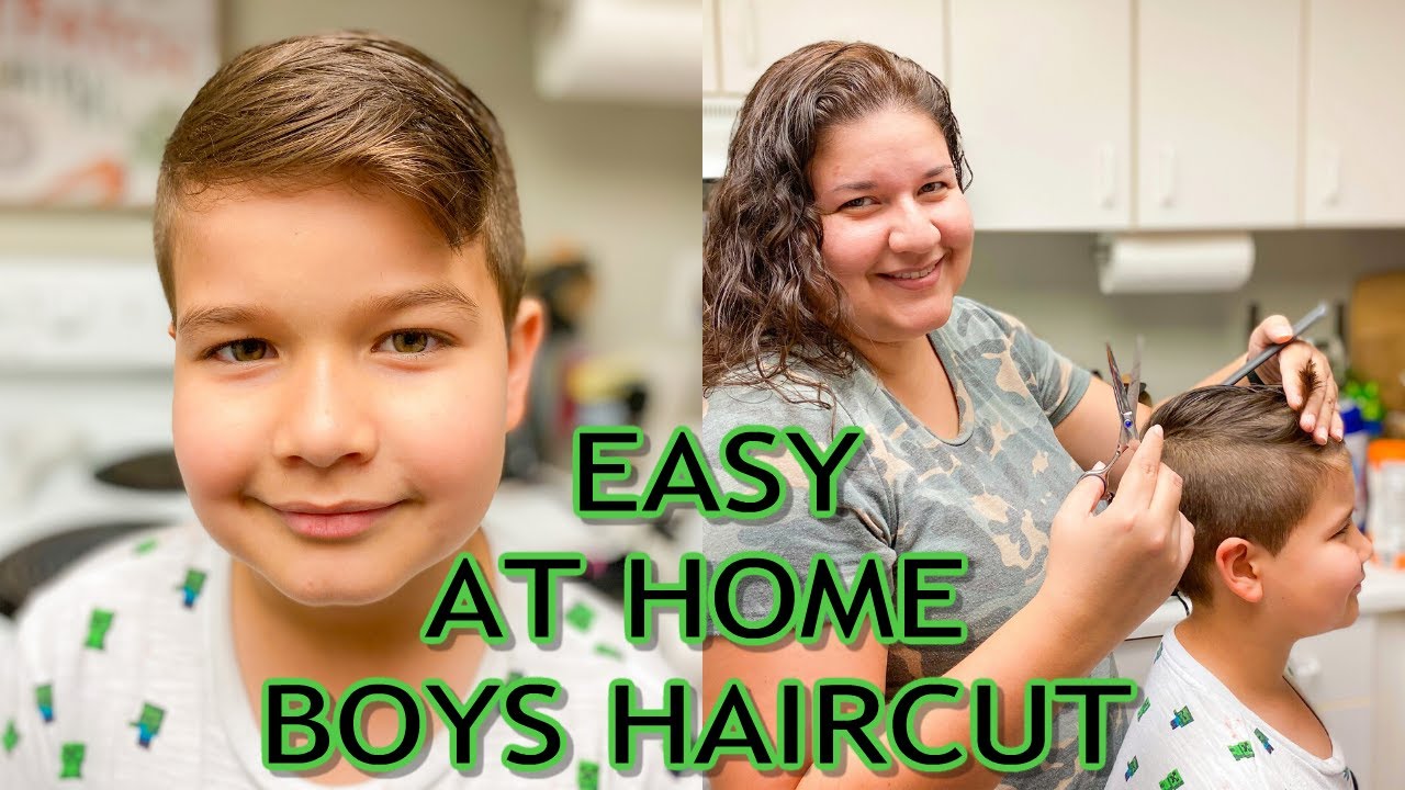 DIY BOYS HAIRCUT 💇‍♂️ | Step by Step Tutorial | Mom Cuts Hair at Home