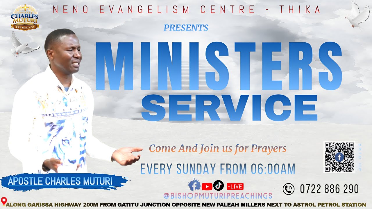 MINISTER'S SERVICE// LIVE BROADCAST NENO THIKA // APOSTLE CHARLES MUTURI // 08.02.2026