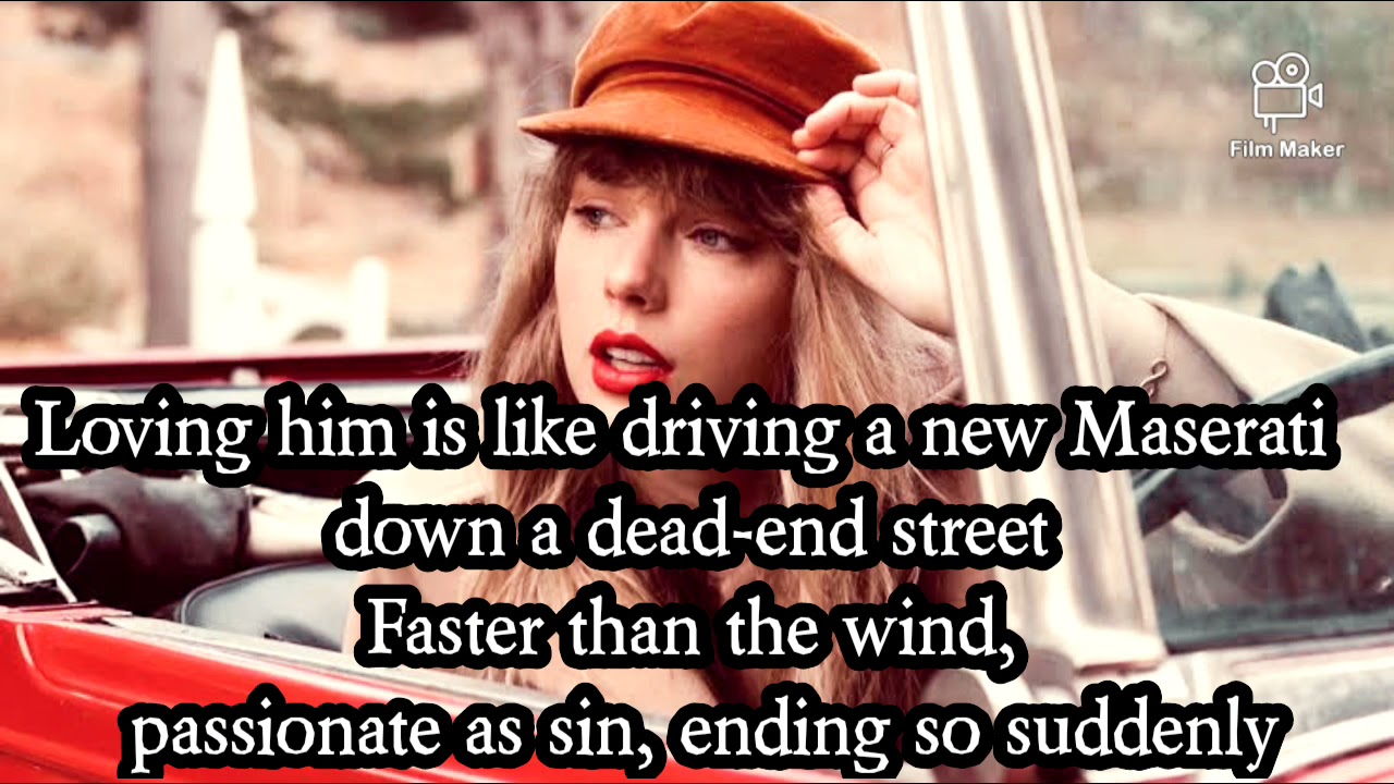 TAYLOR SWIFT - Red Taylors Version (Official Lyrics)