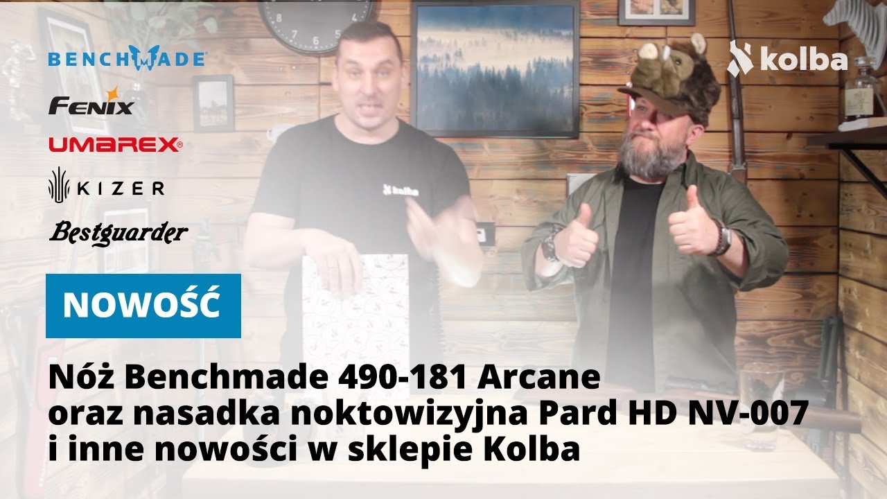 N&oacute;ż Benchmade 490-181 Arcane oraz nasadka noktowizyjna Pard HD NV-007 i inne nowości w sklepie Kolba