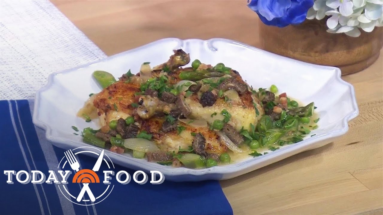 Mario Carbone shares his recipe for chicken Vesuvio