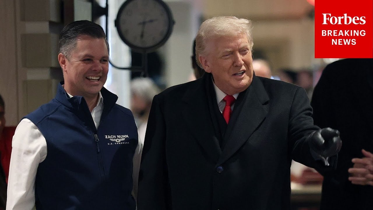 ICYMI: President Trump Tours An Iowa Restaurant And Takes Questions