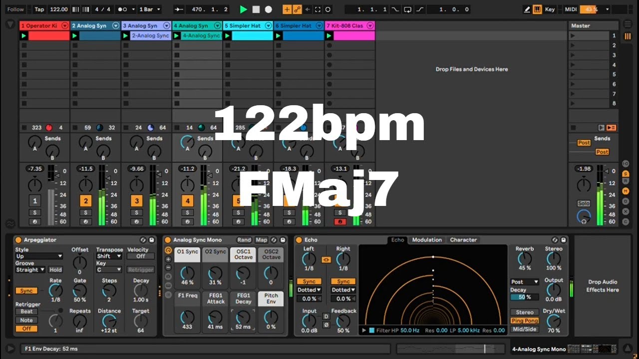 Melodic Techno | Ableton Live | Workflow & Live Act | 151221