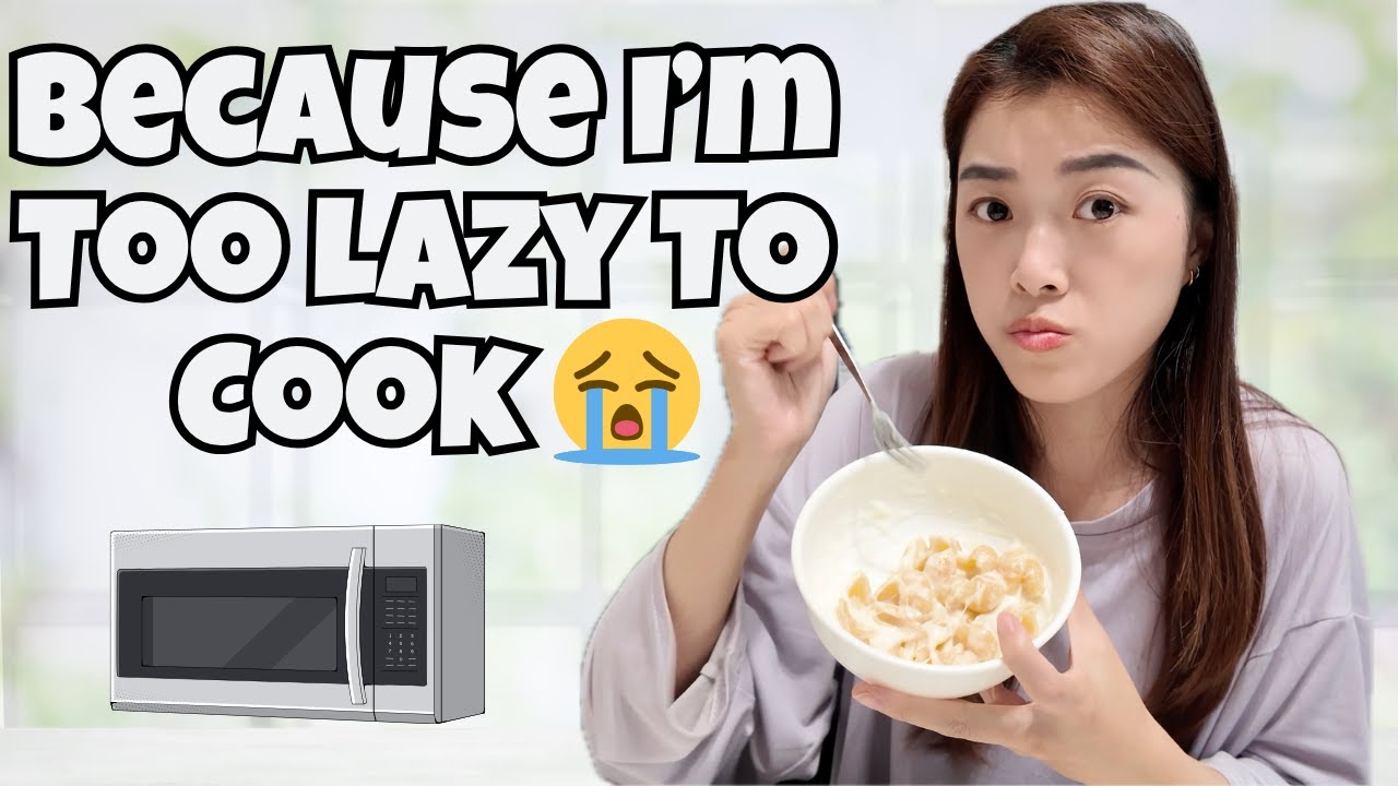 I Let My Microwave Cook My Entire Meal | Lazy Cooking Challenge