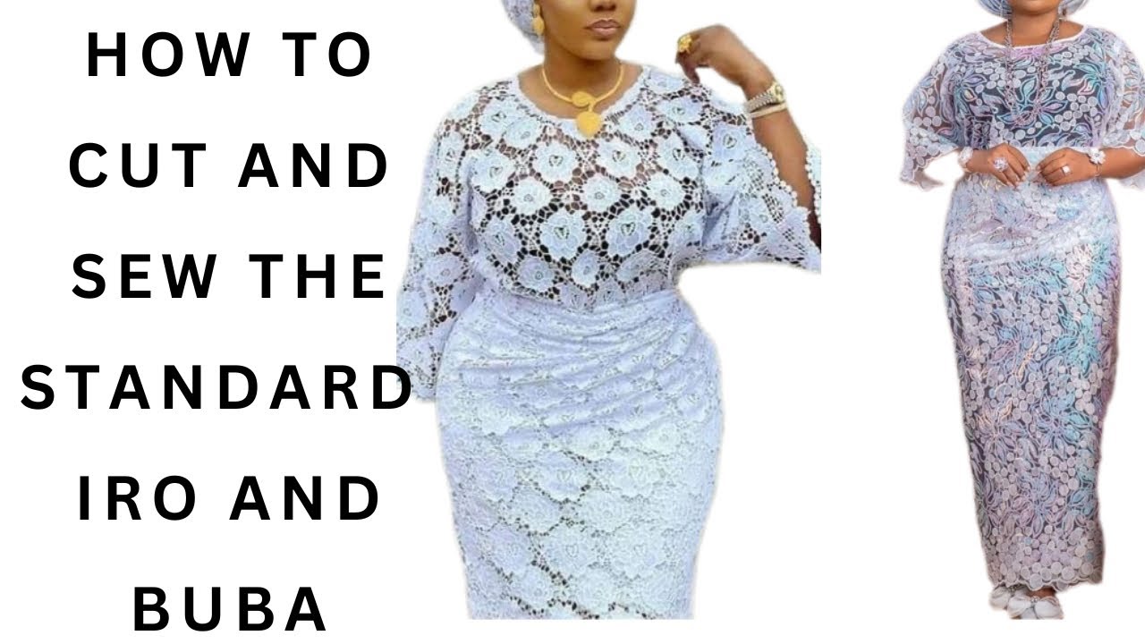Easy way to cut your iro and buba the Yourba standard.