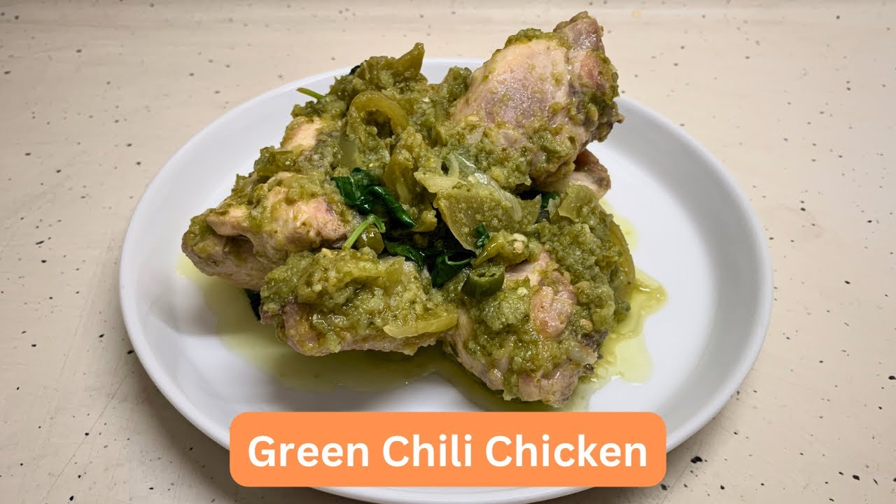 Green Chili Chicken / Ayam Cabe Ijo | #spicychicken #chickenrecipe #ayamcabeijo #culinaryathome
