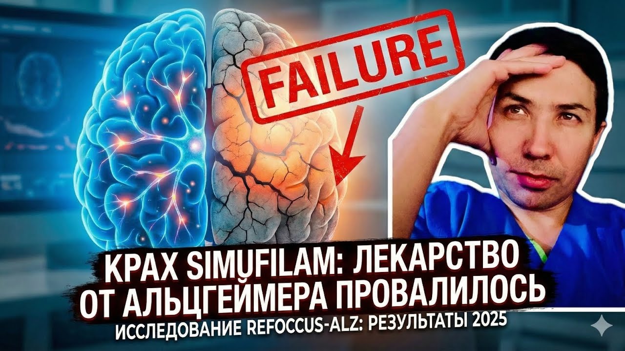 Крах надежды: лекарство от Альцгеймера (Simufilam) официально провалилось 