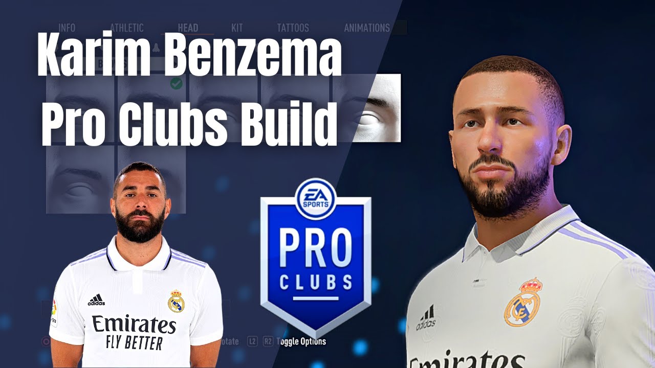 Karim Benzema - FIFA 23 Pro Clubs Build/Look Alike