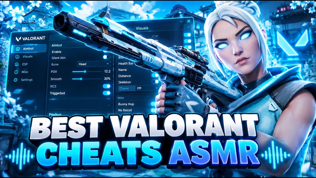 ASMR с читами в Valorant: POV, твой отбитый израильский парень использует читы в Valorant...
