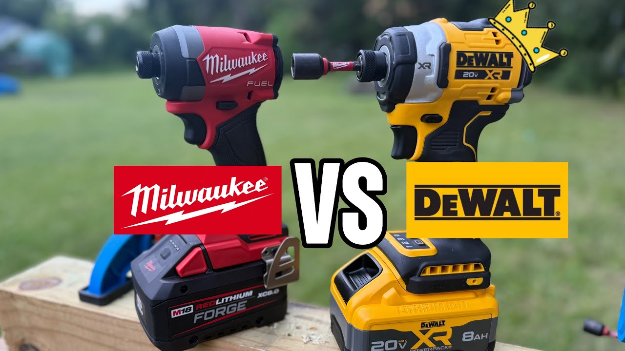 This is the WORLDS STRONGEST impact driver : Milwaukee VS Dewalt.