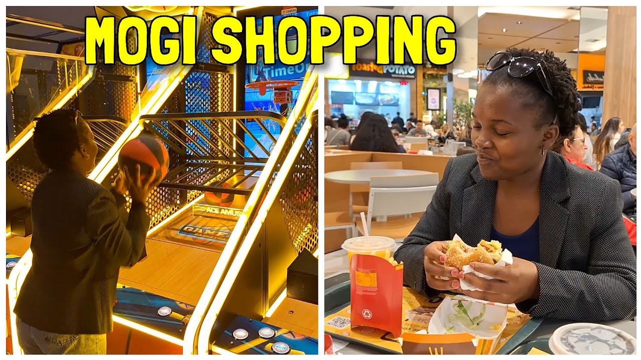 MEU PRIMEIRO DIA NUM SHOPPING BRASILEIRO🇧🇷 (Me diverti bastante)